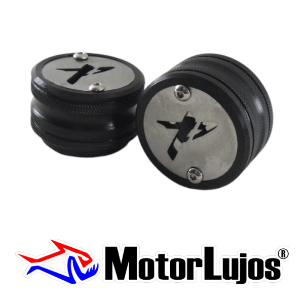 Juego Slider  De Eje Cromo x2 "PULSAR"