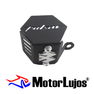 P.B. Freno Trasero Negro"PULSAR"  + 3D CROMO