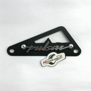 Tapa Guardabarro Lateral Negro "NS 200" + 3D CROMO