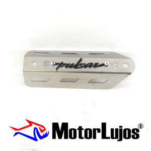 Lujo Delantero Exosto   Cromo "PULSAR" + 3D NEGRO