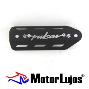 Lujo Delantero Exosto Negro  "PULSAR" + 3D CROMO