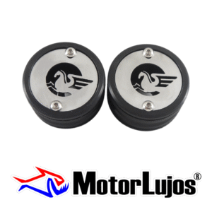 Juego Slider de Eje Cromo X2 "CABALLO LOGO"