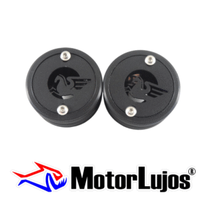 Juego Slider de Eje Negro X2 "CABALLO LOGO"