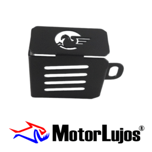 P.B. Freno Trasero Negro Cuadrada  "AKT" LOGO
