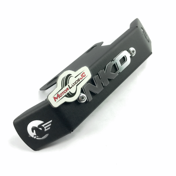 Frontal Inferior Farola Negro "NKD" + 3D CROMO - Imagen 2