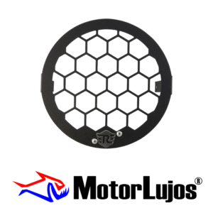 P. Farola Negro "ROYAL ENFIELD" NEGRO + 3D CROMO