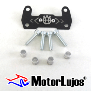 P. Acutrax Negro "HUSQVARNA"   + BUJE Y TORNILLO  + 3D CROMO