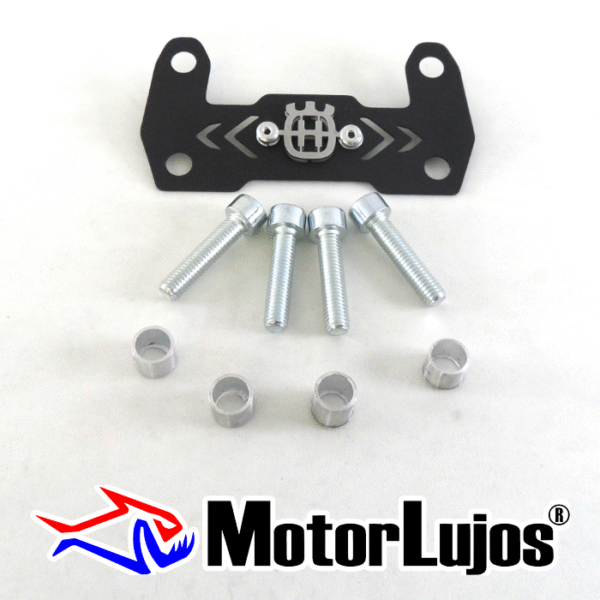 P. Acutrax Negro "HUSQVARNA"   + BUJE Y TORNILLO  + 3D CROMO