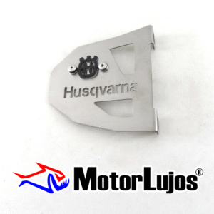 P. Caliper Cromo "HUSQVARNA" + 3D NEGRO