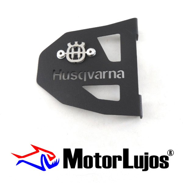 P. Caliper Negro "HUSQVARNA"  + 3D CROMO