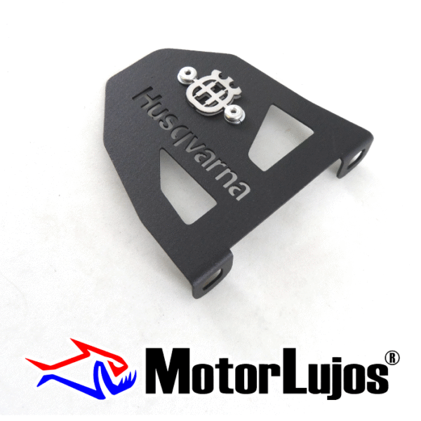 P. Caliper Negro "HUSQVARNA"  + 3D CROMO - Imagen 2