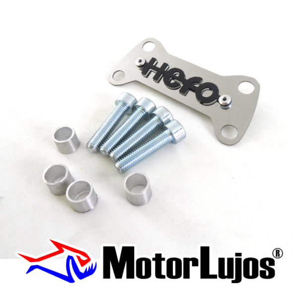 P. Acutrax Cromo "HERO 190"  + BUJE Y TORNILLO + 3D NEGRO - Imagen 2