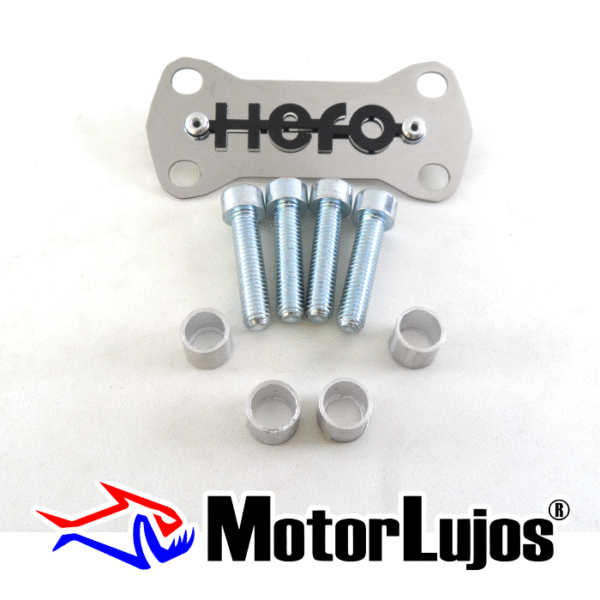P. Acutrax Cromo "HERO 160"  + BUJE Y TORNILLO + 3D NEGRO