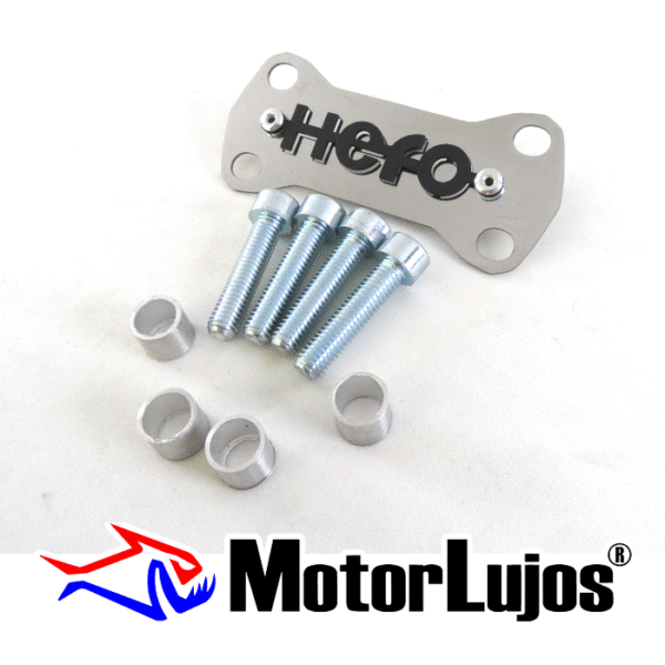 P. Acutrax Cromo "HERO 160"  + BUJE Y TORNILLO + 3D NEGRO - Imagen 2