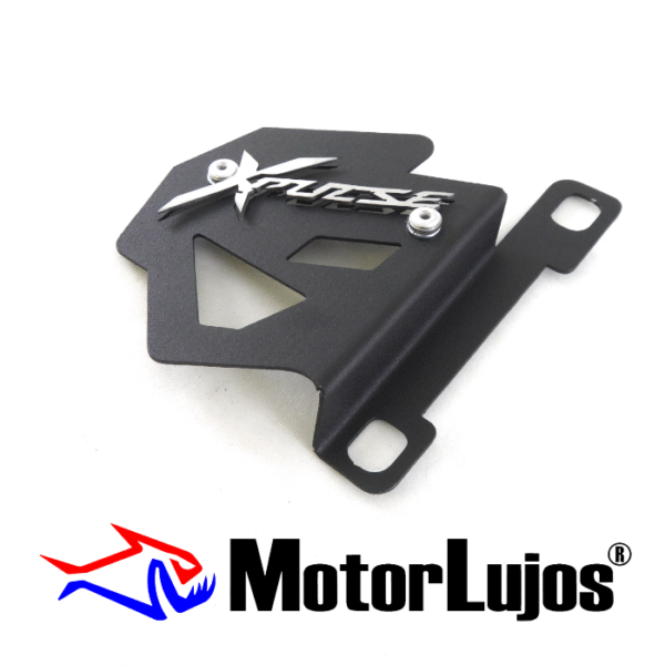 P. Caliper Negro "Xpulse" + 3D CROMO - Imagen 2