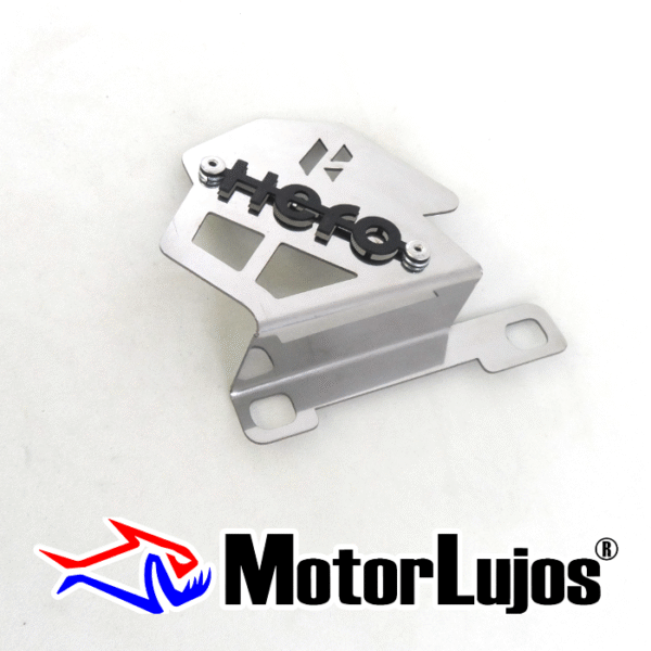 P. Caliper Cromo "HERO 160" + 3D NEGRO - Imagen 2