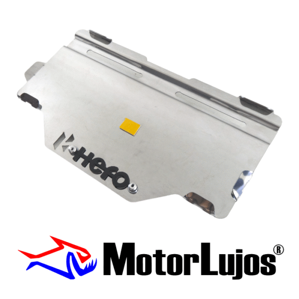 Portaplaca Cromo  "HERO " CL-20 + TORNI  + 3D NEGRO - Imagen 2