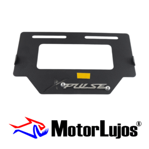 Portaplaca Negro "XPULSE"  + 3D CROMO