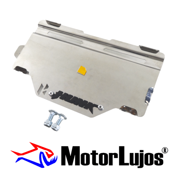 Portaplaca Cromo  "HUNK " CL-20 + TORNI  + 3D NEGRO - Imagen 2
