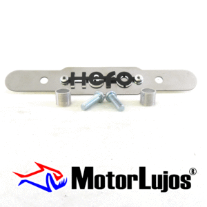 Platina Exosto Cromo  "HERO" + 3D NEGRO