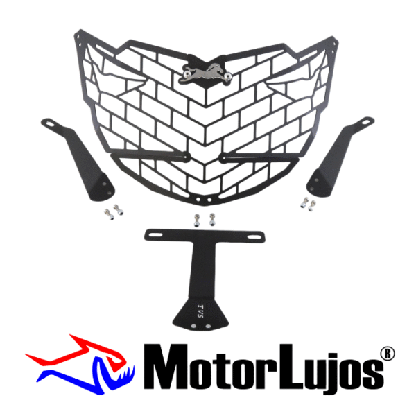 P. Farola Negro "APACHE (180-160) 2V" + 3D CROMO