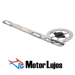 Lujo Portaplaca Exosto Cromo "XTZ 125" + 3D NEGRO