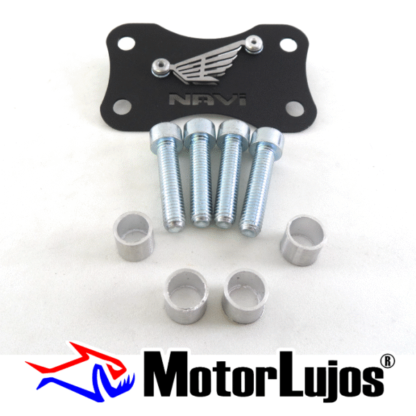 P. Acutrax Negro "HONDA NAVI "   + BUJE Y TORNILLO  + 3D CROMO