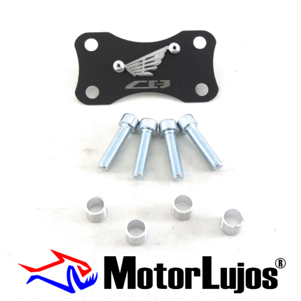 P. Acutrax Negro "HONDA CB 160F"   + BUJE Y TORNILLO  + 3D CROMO