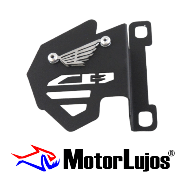 P. Caliper Negro "HONDA CB"  + 3D CROMO