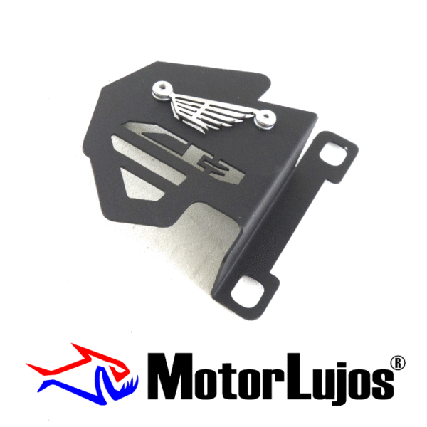 P. Caliper Negro "HONDA CB"  + 3D CROMO - Imagen 2