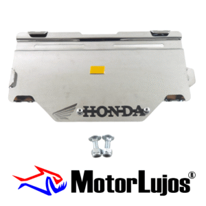 Portaplaca Cromo  "HONDA " CL-20 + TORNI  + 3D NEGRO