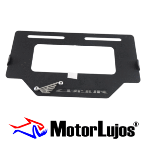 Portaplaca Negro "CB 190R" + 3D CROMO
