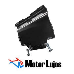 Portaplaca Cromo "BWIS " CL-20 + TORNI  + 3D NEGRO