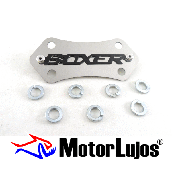 P. Acutrax Cromo "BOXER"   + BUJE Y TORNILLO + 3D NEGRO