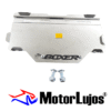 Portaplaca Cromo  "BOXER " CL-20 + TORNI  + 3D NEGRO