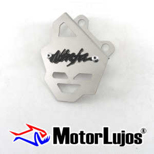 P. Caliper Cromo "NINJA 300 - 400" + 3D NEGRO