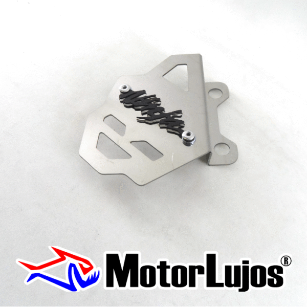 P. Caliper Cromo "NINJA 300 - 400" + 3D NEGRO - Imagen 2