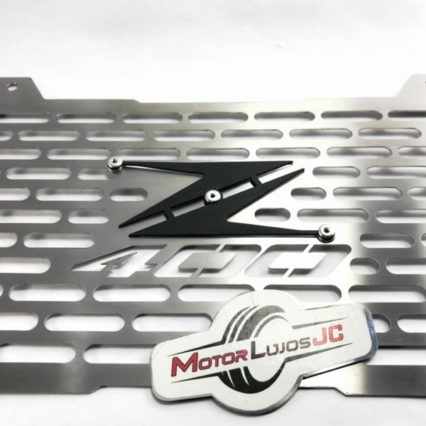 P. Radiador Cromo "Z 400 " + 3D NEGRO - Imagen 3