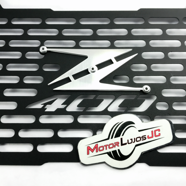 P. Radiador Negro "Z 400 "   + 3D CROMO - Imagen 3