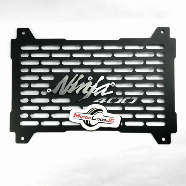 P. Radiador Negro "NINJA 400"   + 3D CROMO