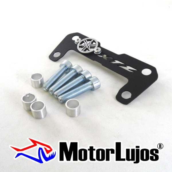 P. Acutrax Negro "XTZ 150-250"   + BUJE Y TORNILLO  + 3D CROMO - Imagen 2