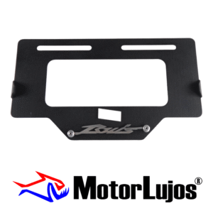 Portaplaca Negro "BWIS"  + 3D CROMO