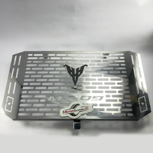 P. Radiador Cromo "MT-09 NV" + 3D NEGRO