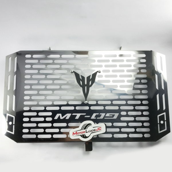P. Radiador Cromo "MT-09 NV" + 3D NEGRO - Imagen 2