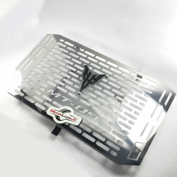 P. Radiador Cromo "MT-09 NV" + 3D NEGRO - Imagen 3