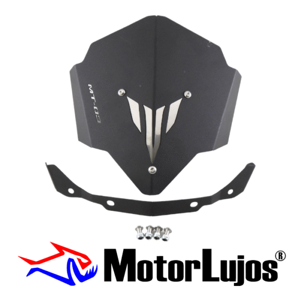 Cupula Negro "MT-03" + 3D GRIS + Base