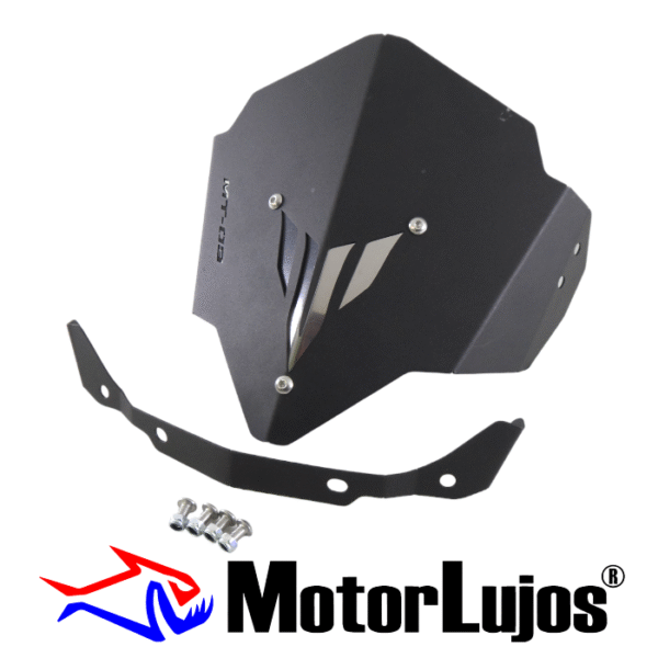 Cupula Negro "MT-03" + 3D GRIS + Base - Imagen 2