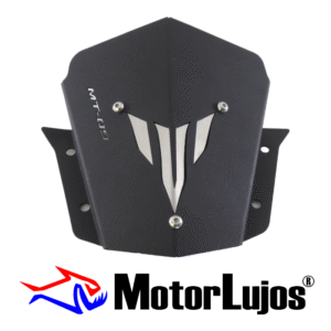Cupula Negro "MT-09 Antigua"  + 3D GRIS + Bases