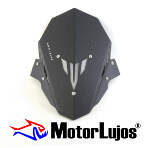 Cupula Negro "MT-09 Nueva"  + 3D GRIS + Bases