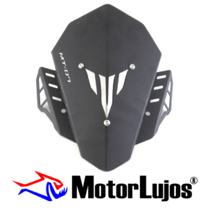 Cupula Negro "MT-07"  + 3D GRIS + Bases